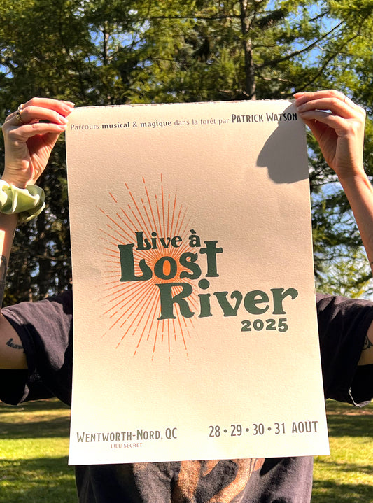 Poster - Live à Lost River 2025