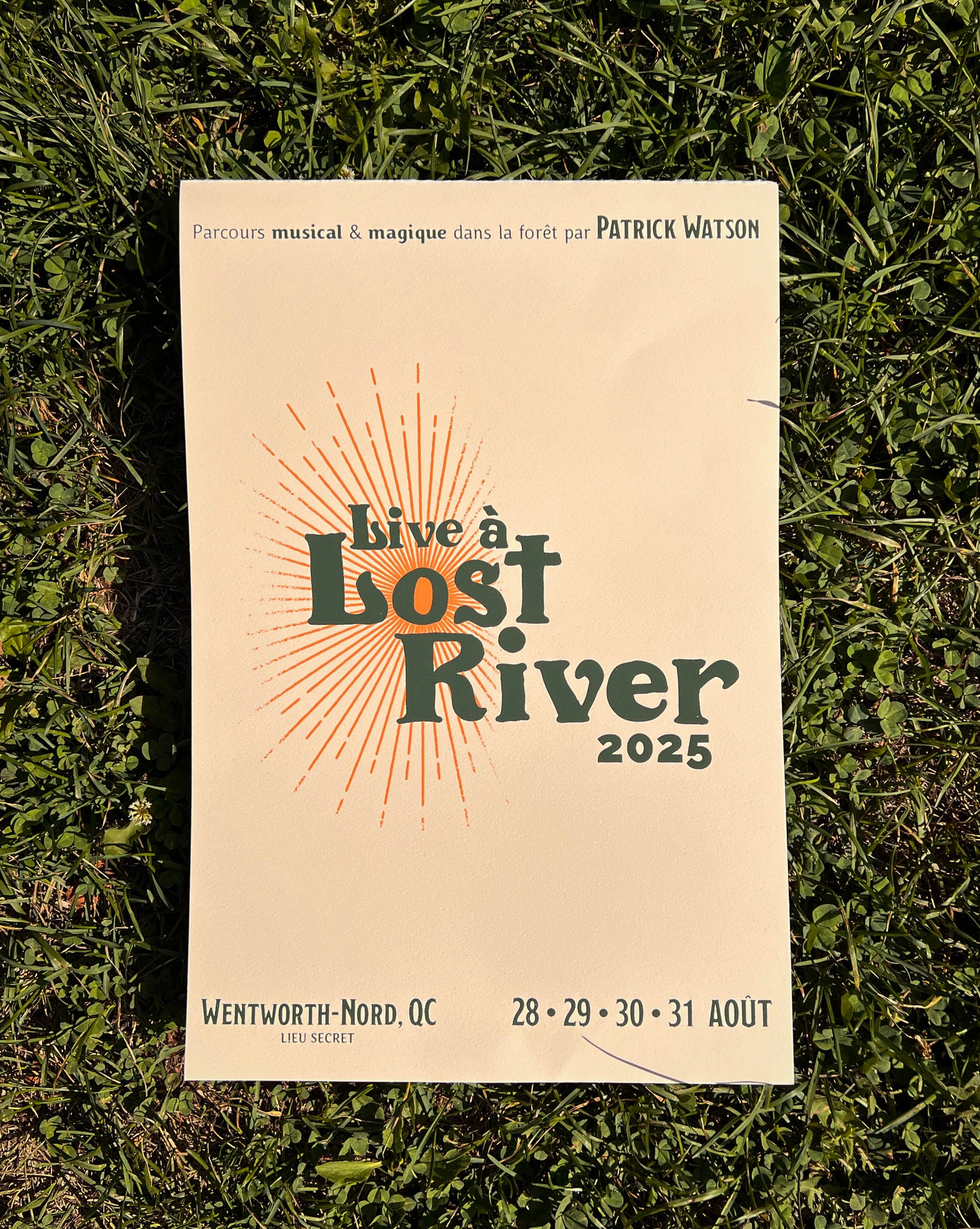 Poster - Live à Lost River 2025