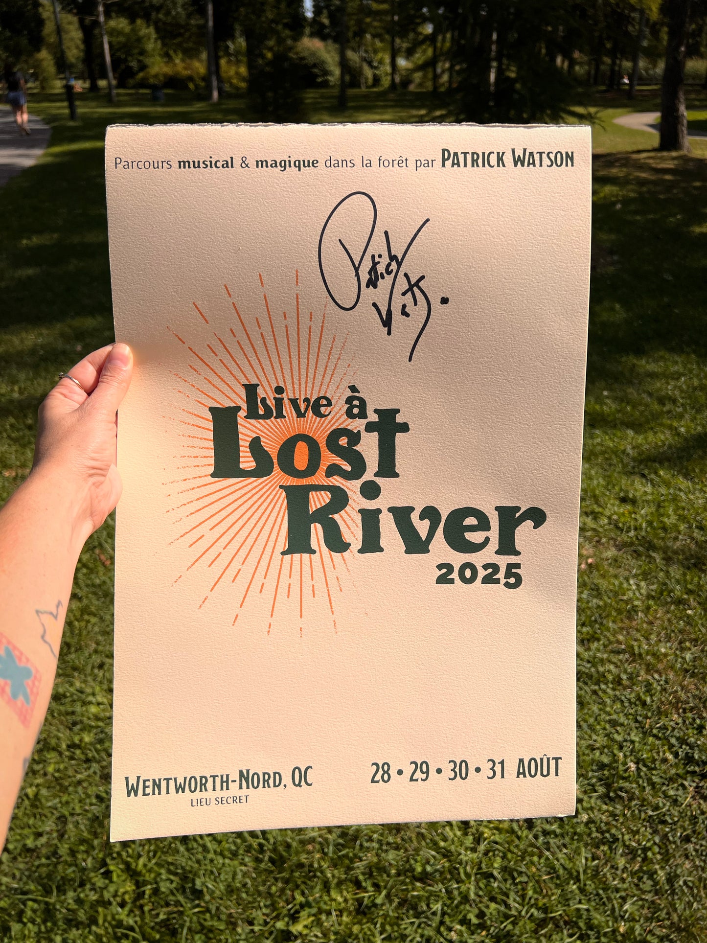 Poster - Live à Lost River 2025