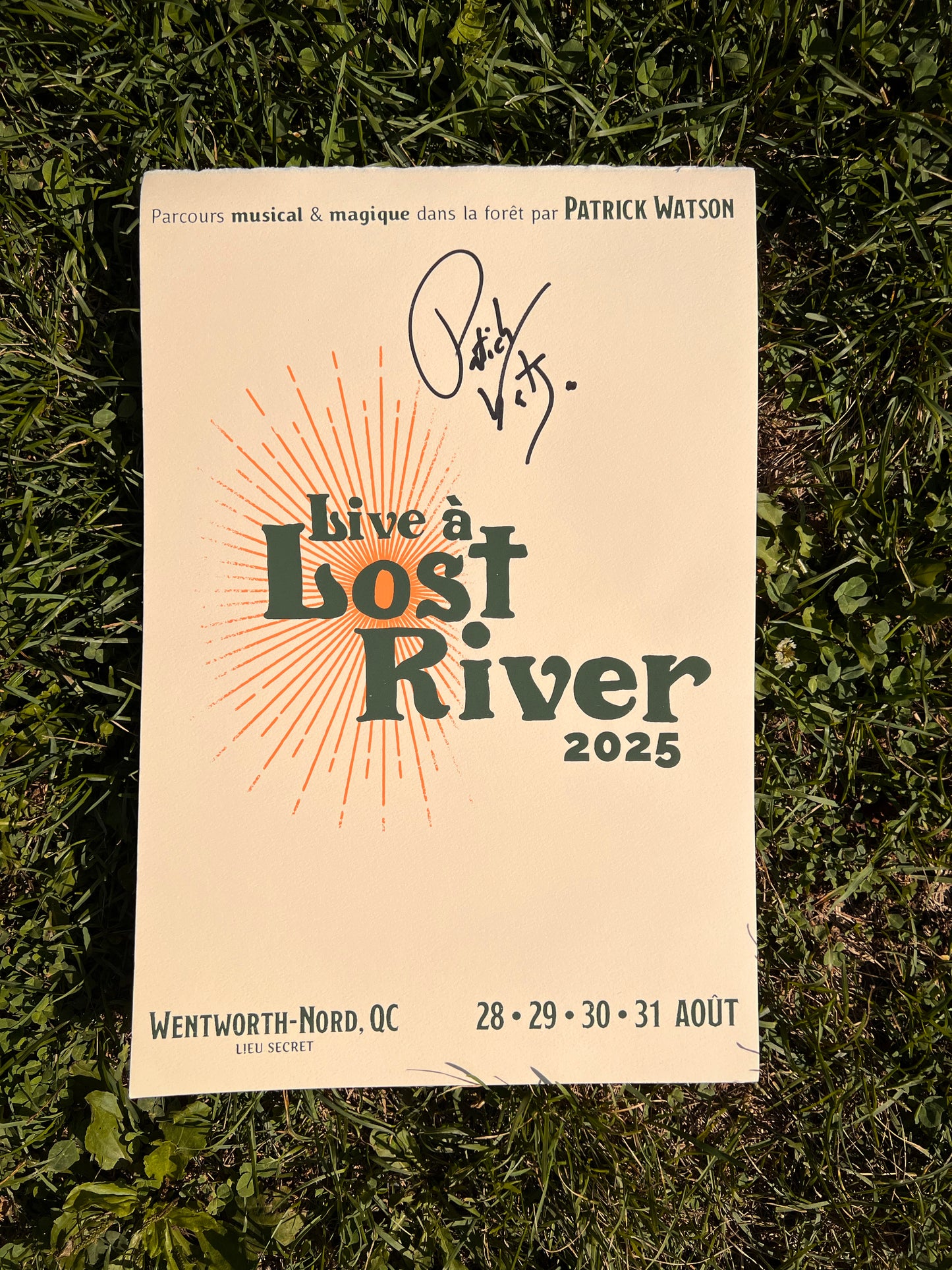 Poster - Live à Lost River 2025